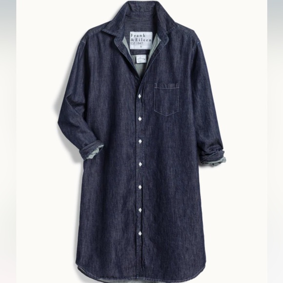 New FRANK & Eileen MARY Classic Shirtdress - Picture 4 of 9